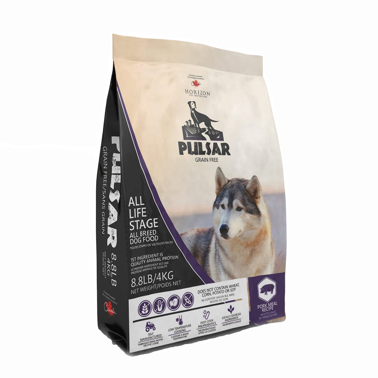 HORIZON PET NUTRITION Pulsar Grain Free Non GMO Meat Dense All Life Stage Dry Dog Food