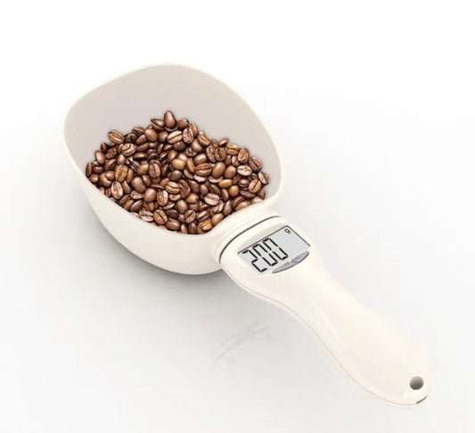 Portable Pet Food Measuring Spoon with LCD Screen