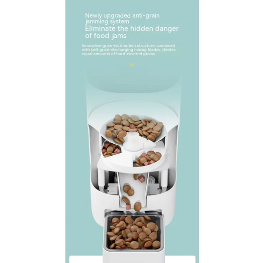 Smart Automatic Pet Feeder with Camera & App Control