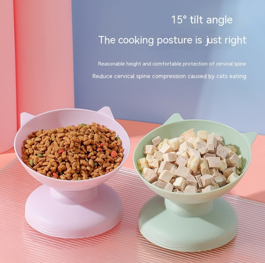 Elevated Cat Bowl for Comfortable Feeding
