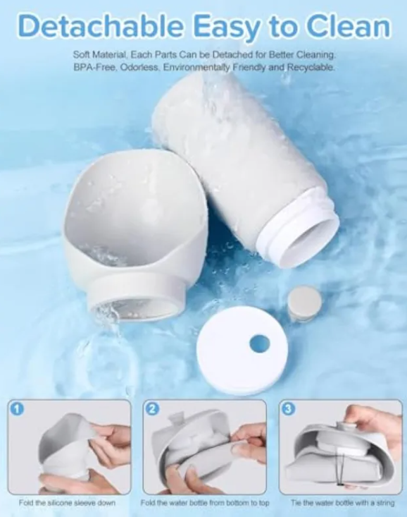 Portable Travel Dog Water Bottle & Dispenser
