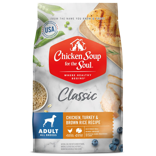 Chicken Soup for the Soul Adult Dog Food Chicken Turkey & Brown Rice