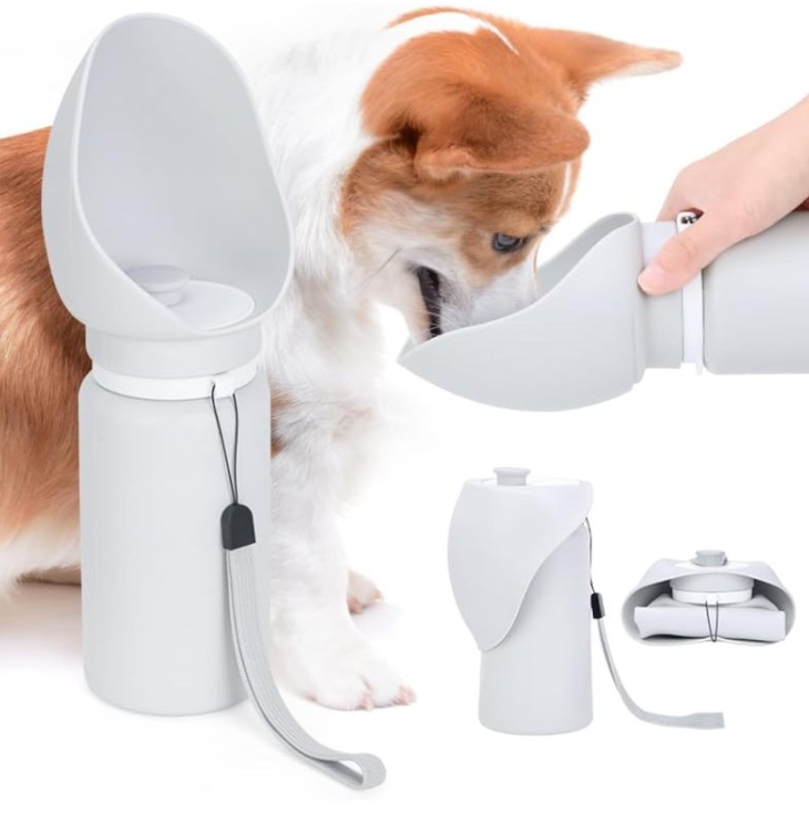 Portable Travel Dog Water Bottle & Dispenser