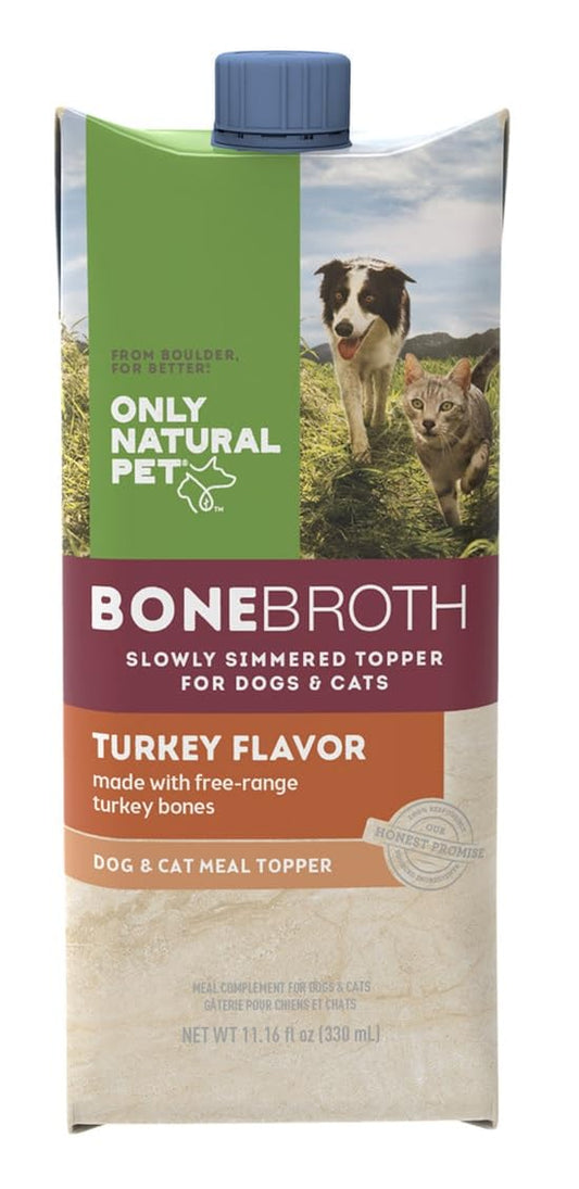 Only Natural Pet Turkey Bone Broth Meal Topper